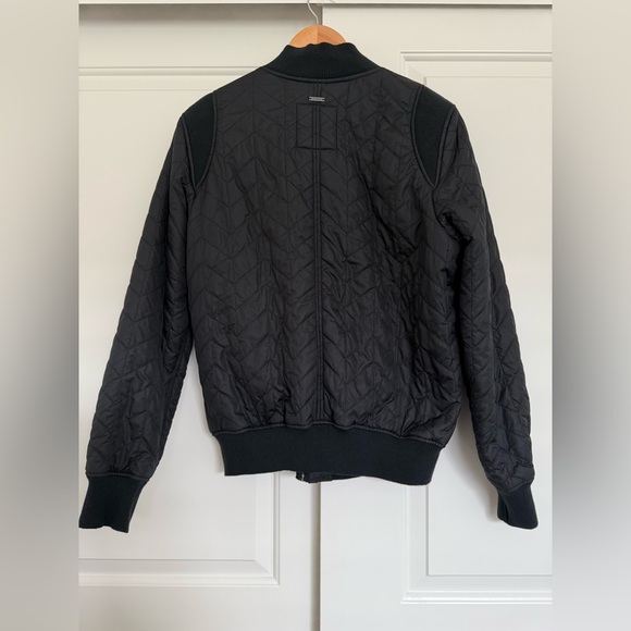 Prana Black Diva Bomber Fleece Jacket Large - Picture 6 of 14